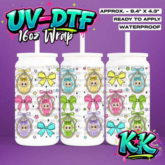 933 | UV DTF Cup Wrap for 16oz Libbey Glass