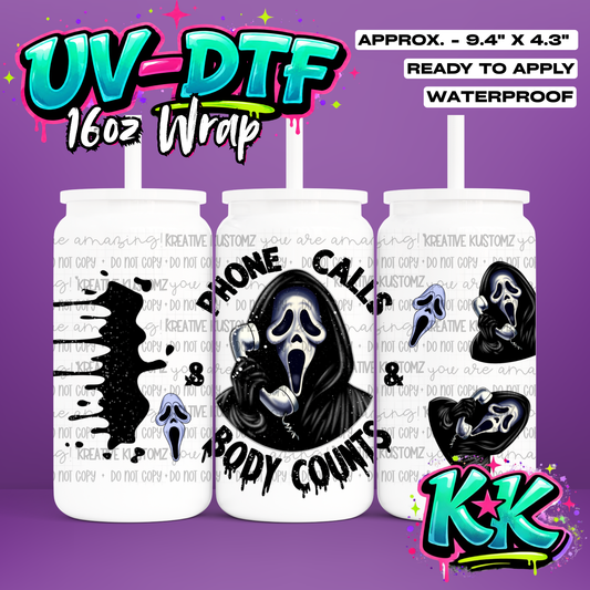 948 | UV DTF Cup Wrap for 16oz Libbey Glass