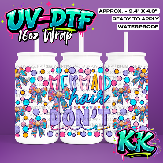 966 | UV DTF Cup Wrap for 16oz Libbey Glass