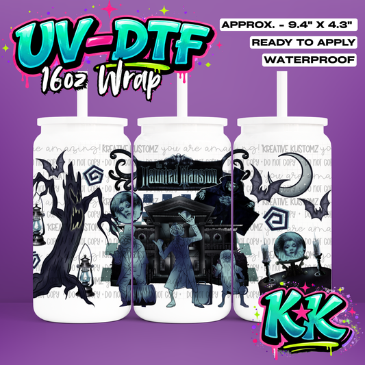 975 | UV DTF Cup Wrap for 16oz Libbey Glass