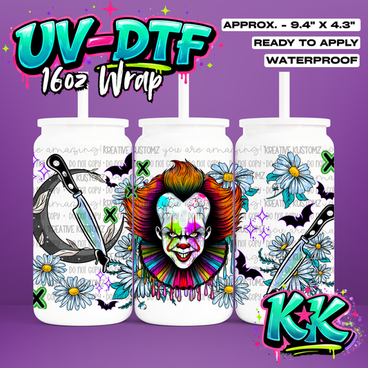 976 | UV DTF Cup Wrap for 16oz Libbey Glass