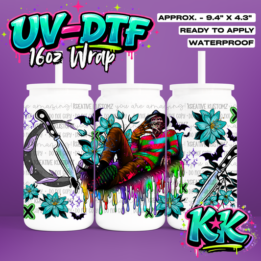 979 | UV DTF Cup Wrap for 16oz Libbey Glass