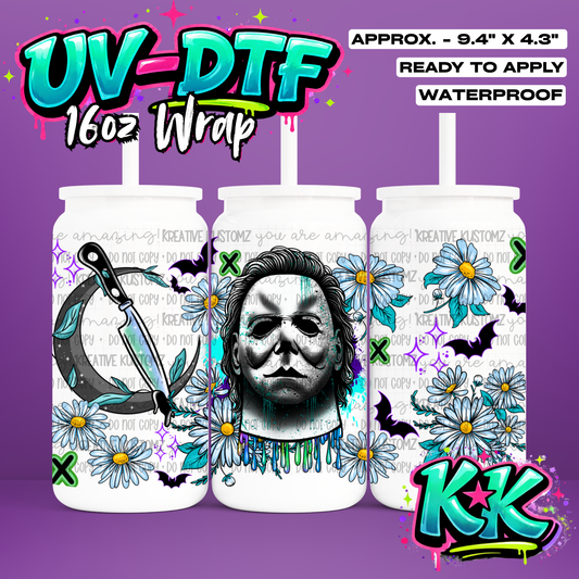 980 | UV DTF Cup Wrap for 16oz Libbey Glass