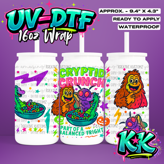 981 | UV DTF Cup Wrap for 16oz Libbey Glass