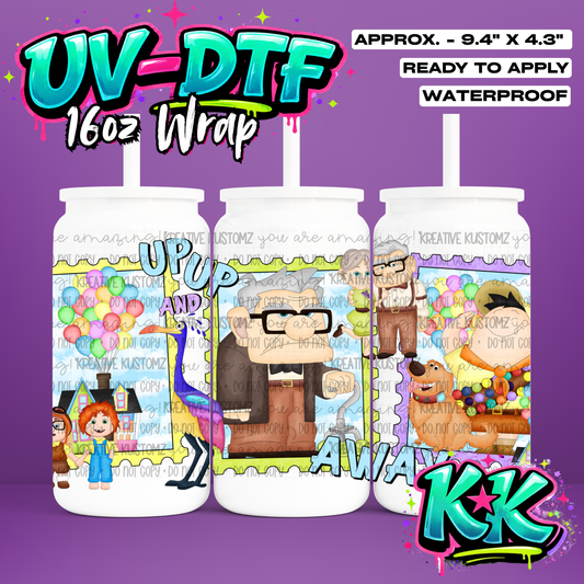 983 | UV DTF Cup Wrap for 16oz Libbey Glass