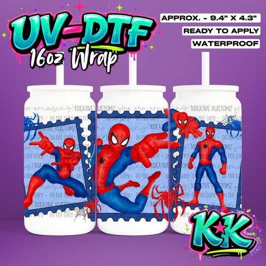 0989 | UV DTF Cup Wrap for 16oz Libbey Glass