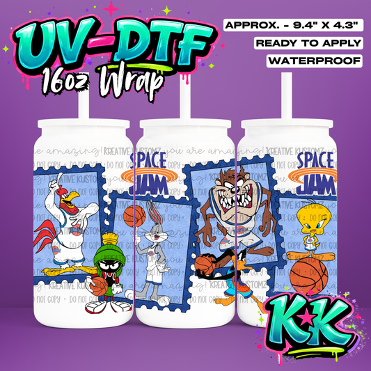 999 | UV DTF Cup Wrap for 16oz Libbey Glass
