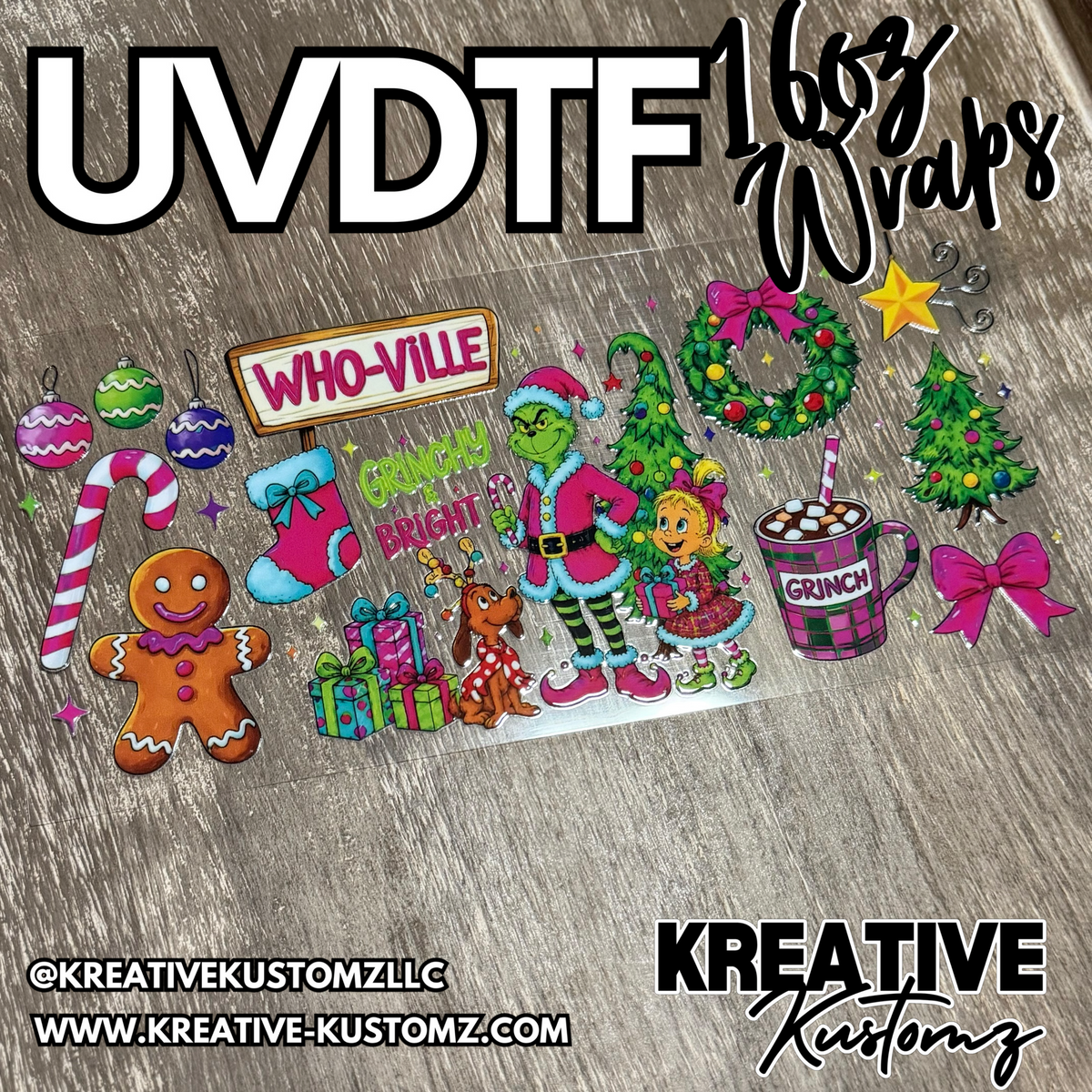 1440 | RTS | UV DTF Cup Wrap for 16oz Libbey Glass