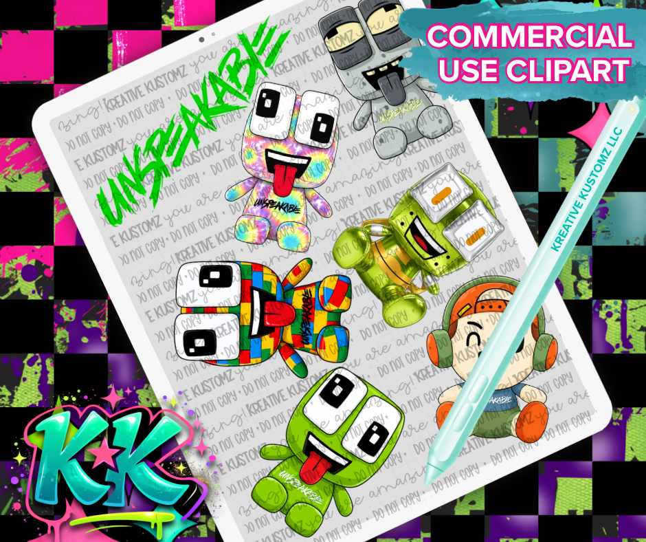 Unspeakable’s Clipart Bundle - Digital Download