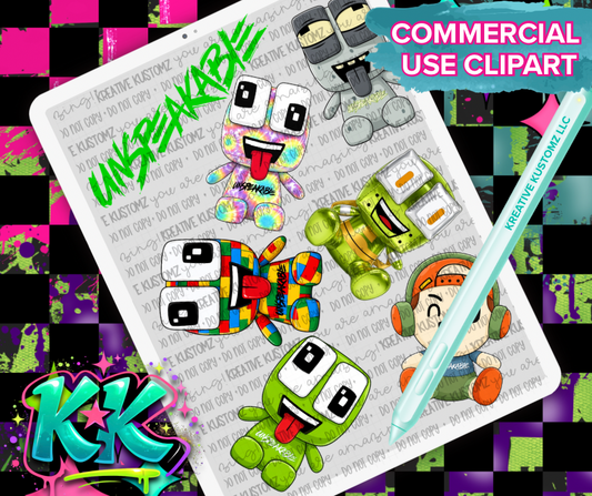 Unspeakable’s Clipart Bundle - Digital Download