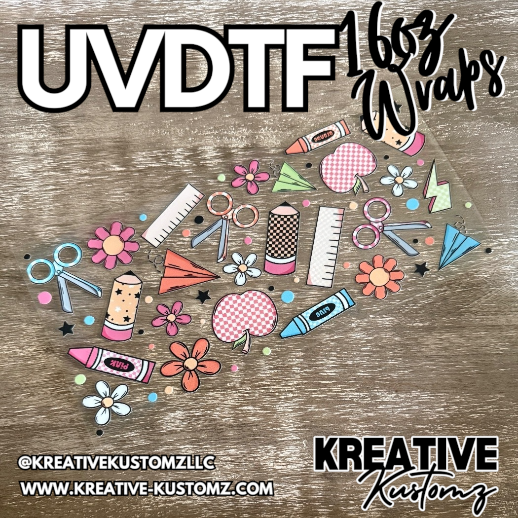 1217 | RTS | UV DTF Cup Wrap for 16oz Libbey Glass