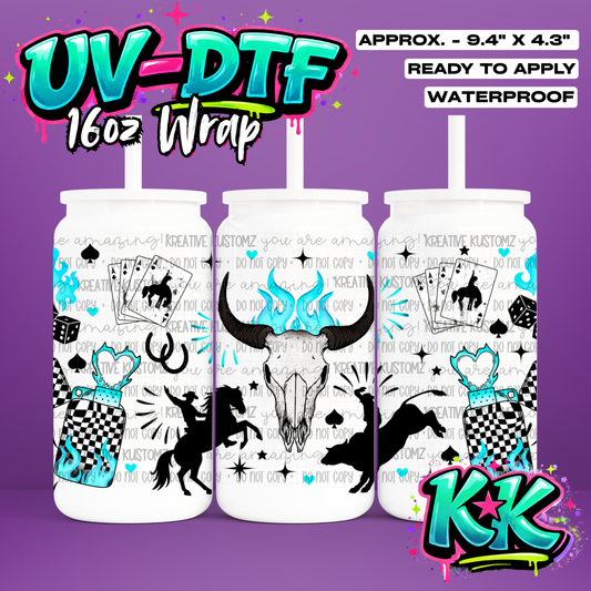 1007 | UV DTF Cup Wrap for 16oz Libbey Glass