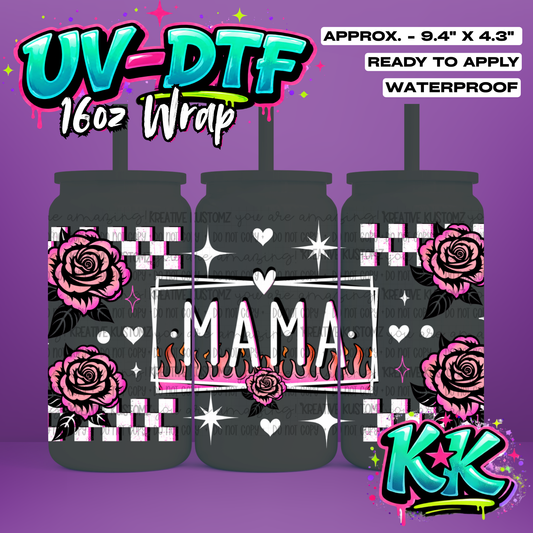 1015 | UV DTF Cup Wrap for 16oz Libbey Glass