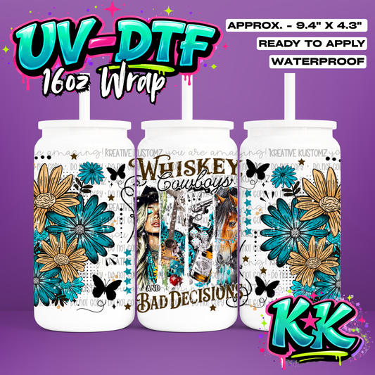 1031 | UV DTF Cup Wrap for 16oz Libbey Glass