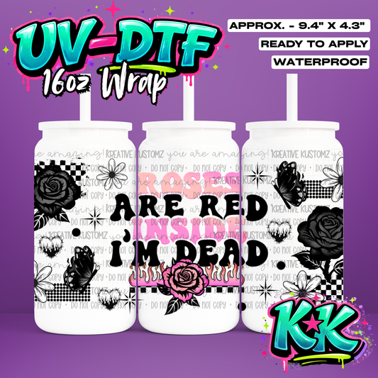 RTS | UV DTF Cup Wrap for 16oz Libbey Glass