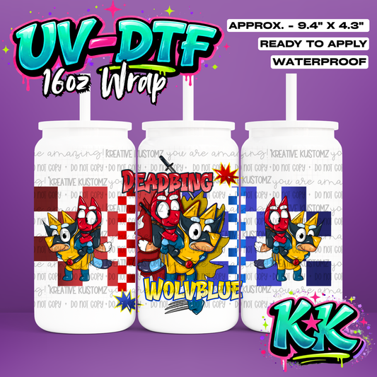 1058 | UV DTF Cup Wrap for 16oz Libbey Glass