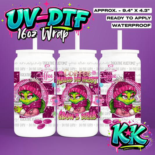 1059 | UV DTF Cup Wrap for 16oz Libbey Glass