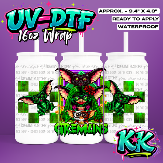 1073 | UV DTF Cup Wrap for 16oz Libbey Glass