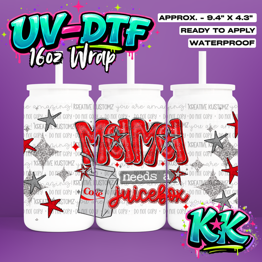 1083 | UV DTF Cup Wrap for 16oz Libbey Glass