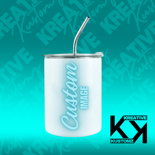 10oz CUSTOM SHORTIE TUMBLER - Kreative Kustomz