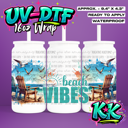 1126 | UV DTF Cup Wrap for 16oz Libbey Glass