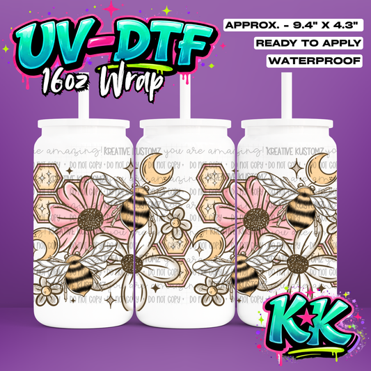 1138 | UV DTF Cup Wrap for 16oz Libbey Glass