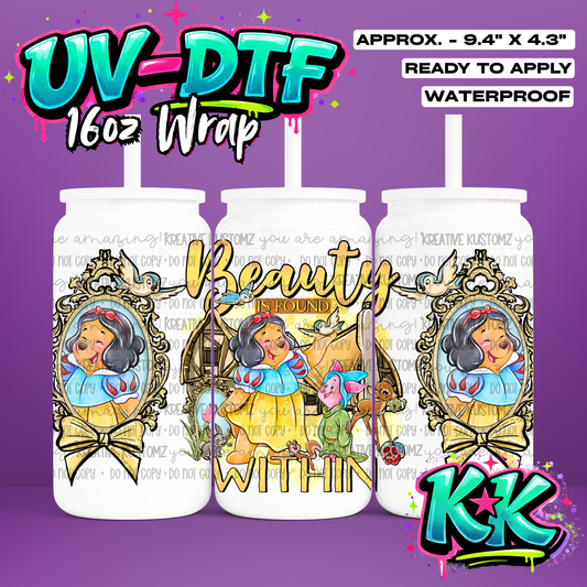 1144 | UV DTF Cup Wrap for 16oz Libbey Glass