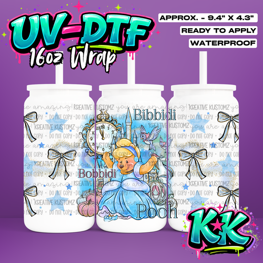 1145 | UV DTF Cup Wrap for 16oz Libbey Glass