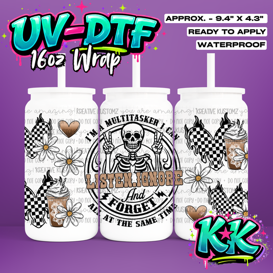 1153 | UV DTF Cup Wrap for 16oz Libbey Glass