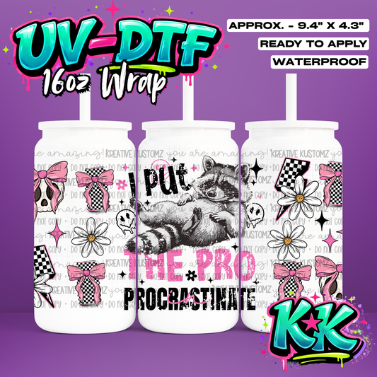 1154 | UV DTF Cup Wrap for 16oz Libbey Glass