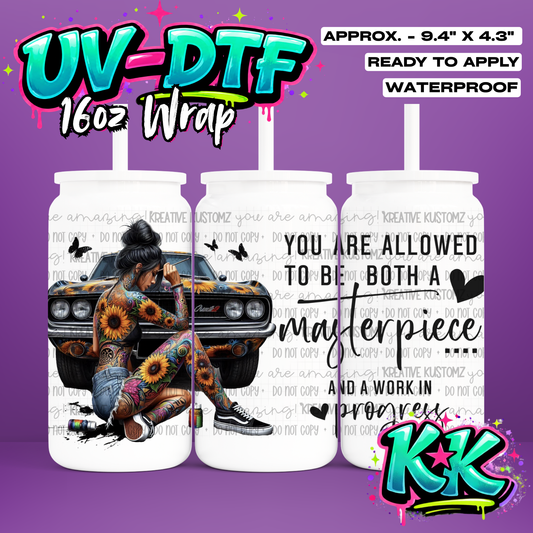 1157 | UV DTF Cup Wrap for 16oz Libbey Glass