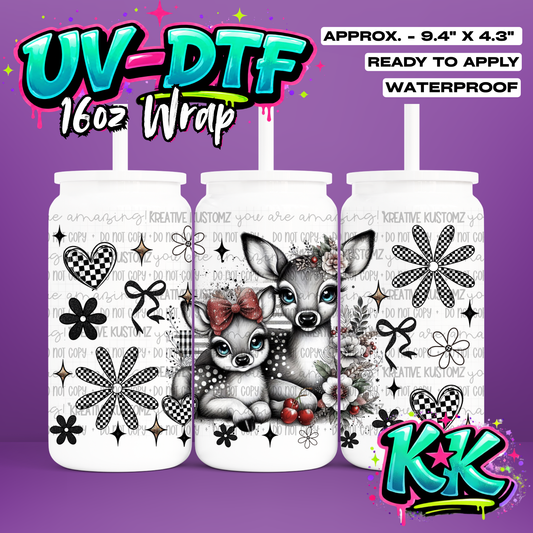1169 | UV DTF Cup Wrap for 16oz Libbey Glass