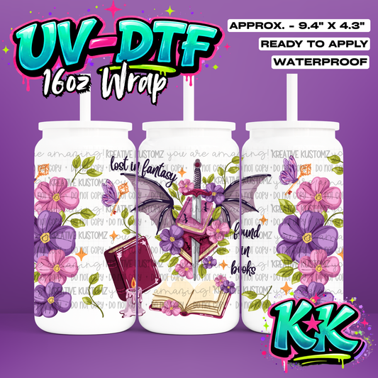 1172 | UV DTF Cup Wrap for 16oz Libbey Glass