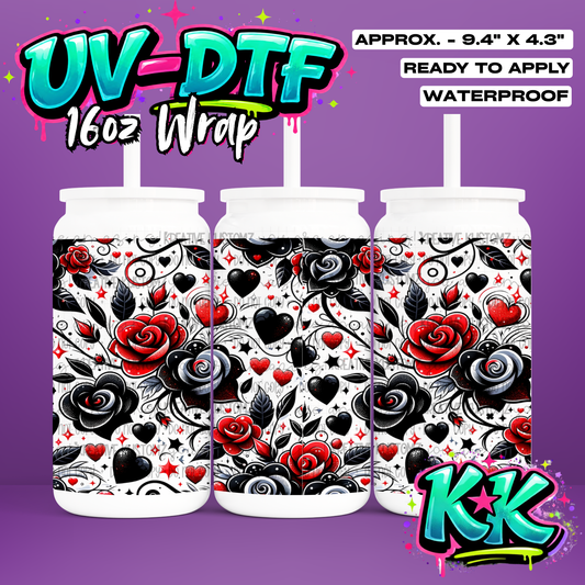 RTS | UV DTF Cup Wrap for 16oz Libbey Glass