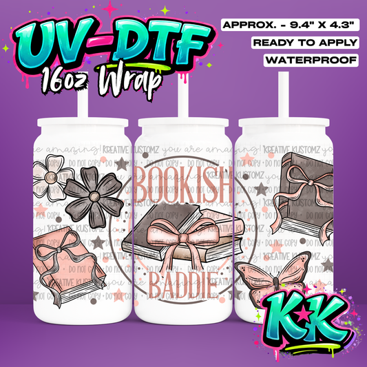 1217 | UV DTF Cup Wrap for 16oz Libbey Glass