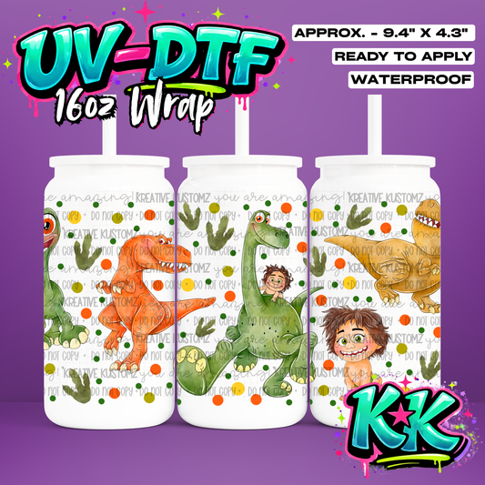 1233 | UV DTF Cup Wrap for 16oz Libbey Glass