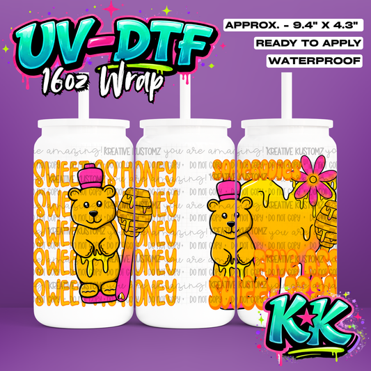 1235 | UV DTF Cup Wrap for 16oz Libbey Glass