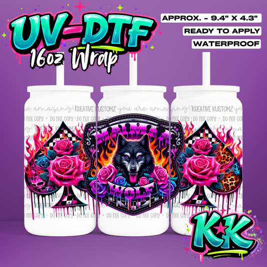 1244 | UV DTF Cup Wrap for 16oz Libbey Glass