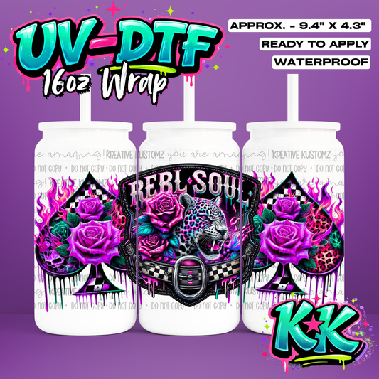 1246 | UV DTF Cup Wrap for 16oz Libbey Glass