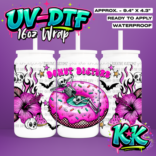 1253 | UV DTF Cup Wrap for 16oz Libbey Glass