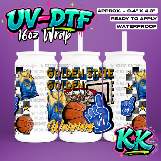 1259 | UV DTF Cup Wrap for 16oz Libbey Glass