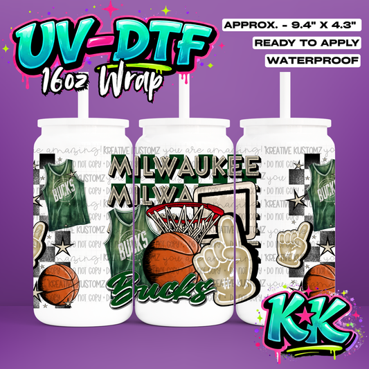 1260 | UV DTF Cup Wrap for 16oz Libbey Glass