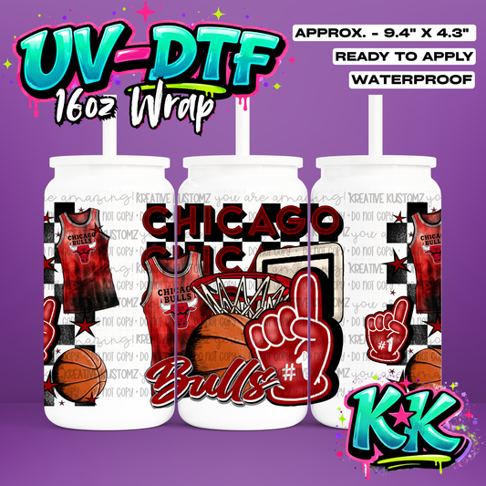 1261 | UV DTF Cup Wrap for 16oz Libbey Glass
