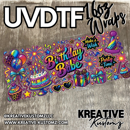 1509 | RTS | UV DTF Cup Wrap for 16oz Libbey Glass