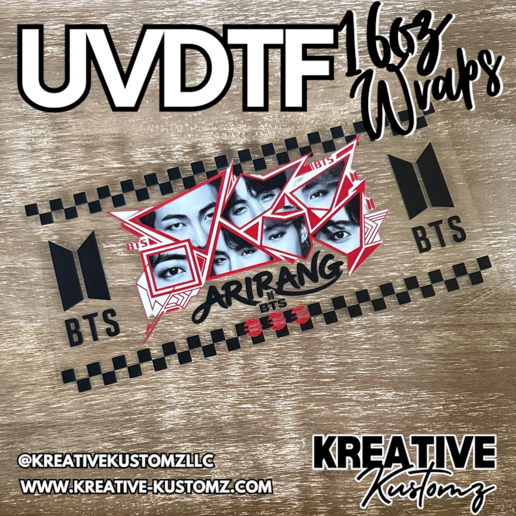 1238 | RTS | UV DTF Cup Wrap for 16oz Libbey Glass