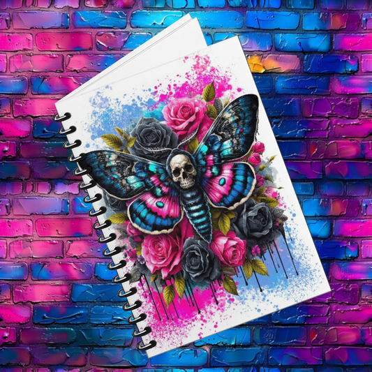 RTS Skull Moth | UVDTF A5 Notebook Wrap Decal