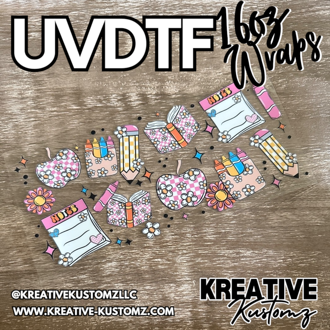 1215 | RTS | UV DTF Cup Wrap for 16oz Libbey Glass