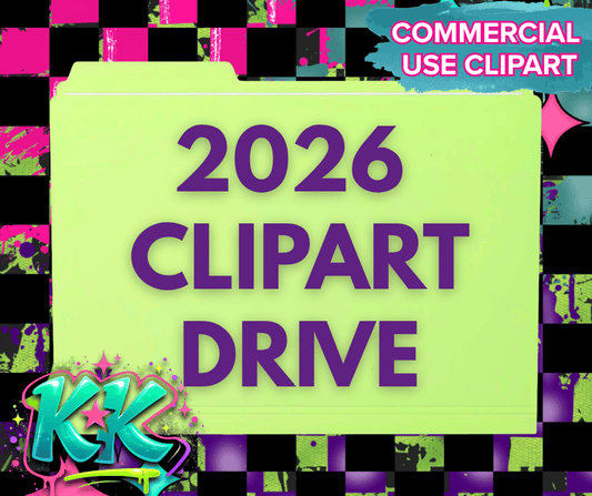 2026 Clipart Drive - Digital Download