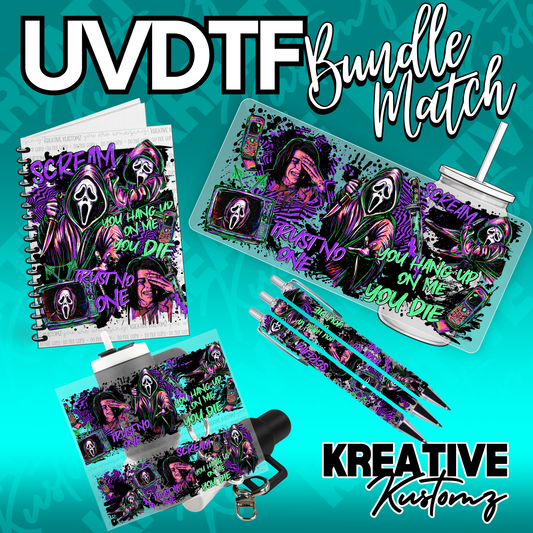 Horror Matching Bundle | UV DTF Wraps & Decals