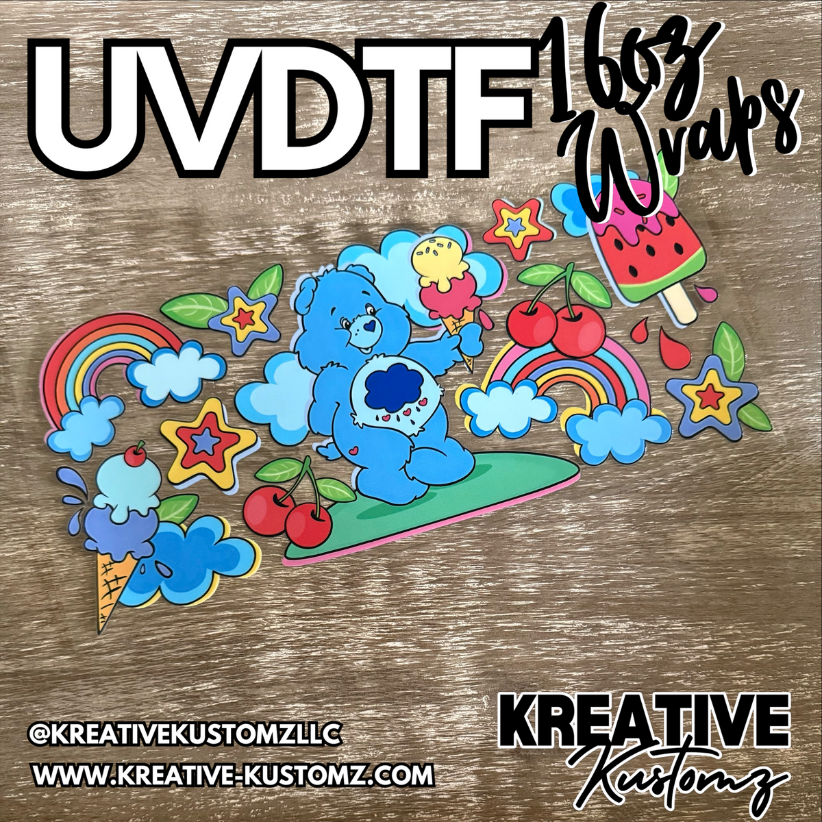 1375 | RTS | UV DTF Cup Wrap for 16oz Libbey Glass